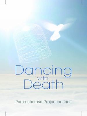 Dancing With Death Front Cover. A pure white bird flying free from its cage